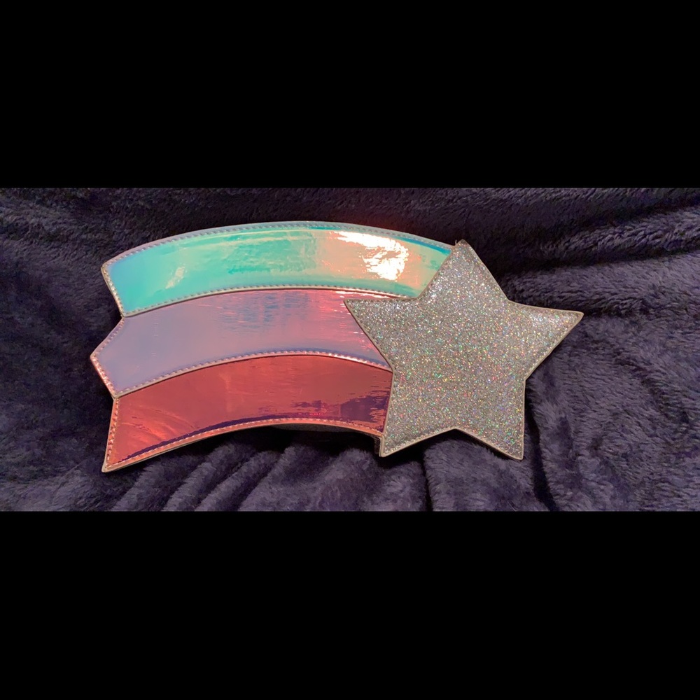 Shooting star clutch purse